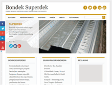 Tablet Screenshot of bondek.semarangpromo.com